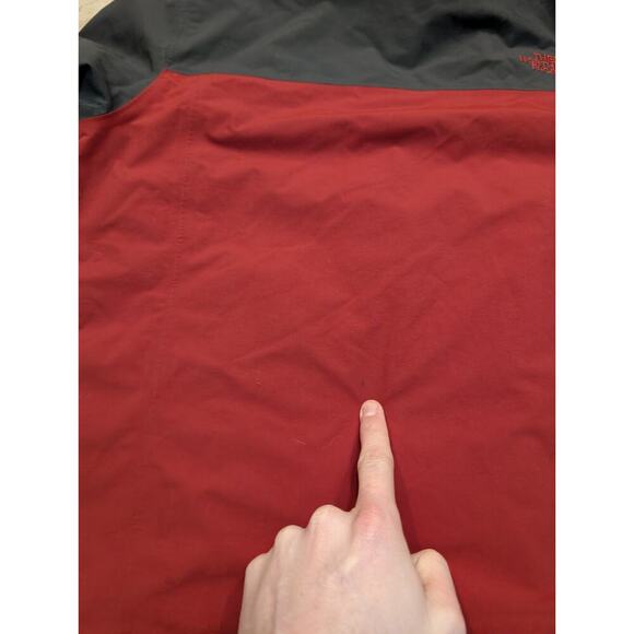 The North Face Atlas Triclimate Jacket Mens L Red Gray Hooded Fleece Liner - Picture 12 of 14